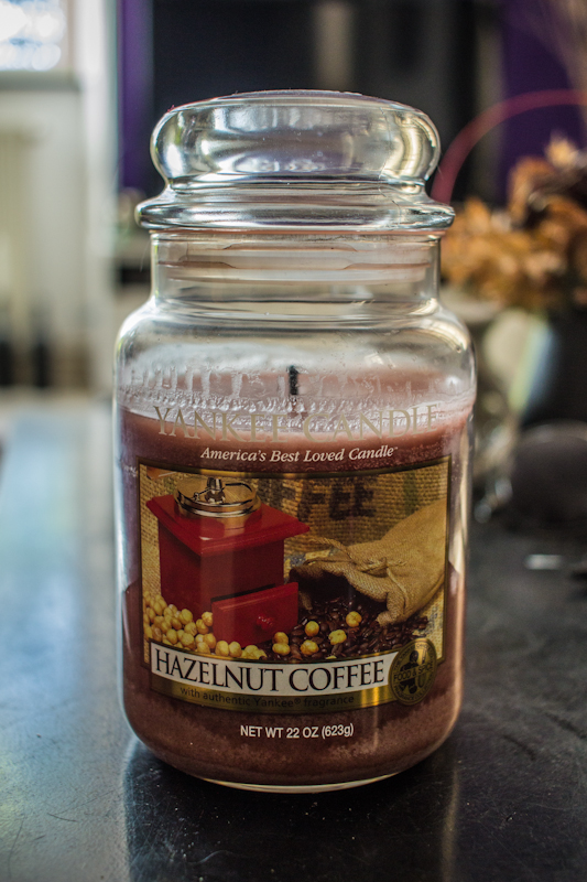 Light My Fire Hazelnut Coffee de Yankee Candle Blood is the new Black