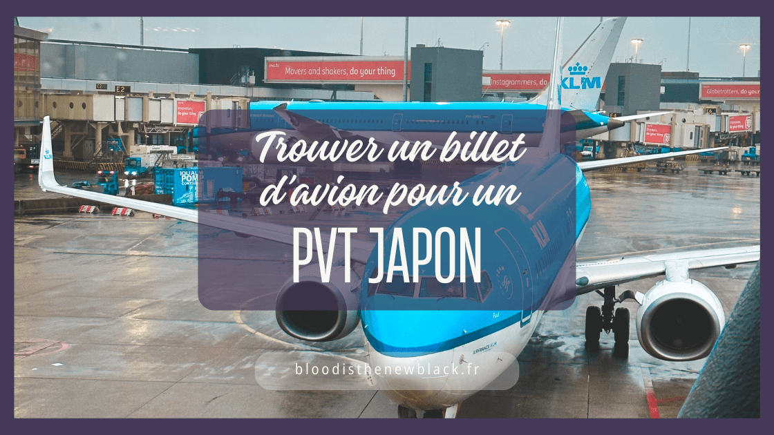 Comment trouve run billet d'avion pour le pvt japon